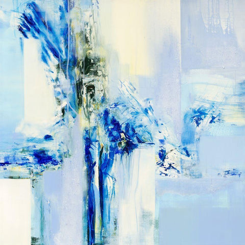 Mineral IVÂ  Black Modern Wood Framed Art Print with Double Matting by Ball, Veronique