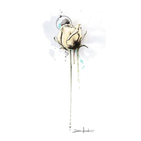 Urban Romance III White Modern Wood Framed Art Print by Zacher-Finet, Isabelle