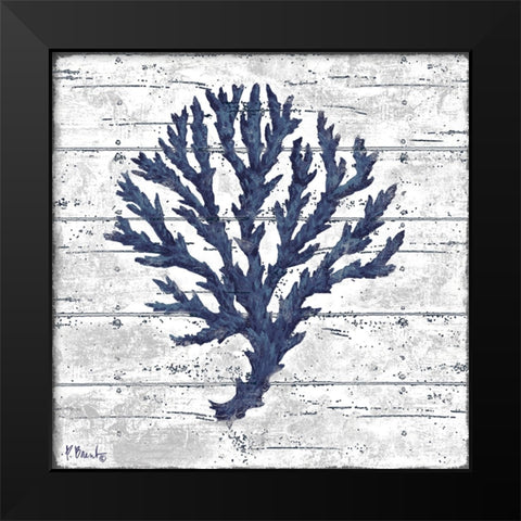 Cape Coral III - White Black Modern Wood Framed Art Print by Brent, Paul