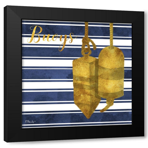 Cape Cod - II - Gold Black Modern Wood Framed Art Print by Brent, Paul