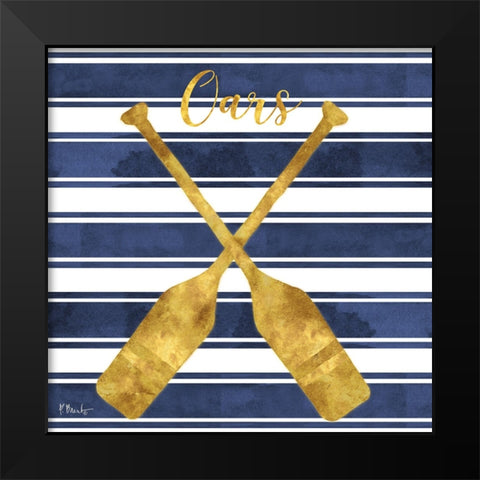 Cape Cod - III - Gold Black Modern Wood Framed Art Print by Brent, Paul