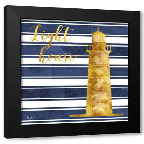 Cape Cod - IV - Gold Black Modern Wood Framed Art Print by Brent, Paul