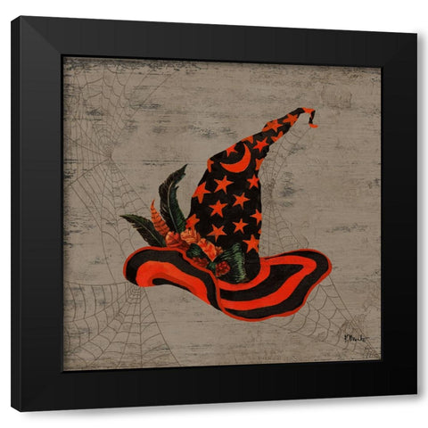 Spooky Hats II Black Modern Wood Framed Art Print by Brent, Paul