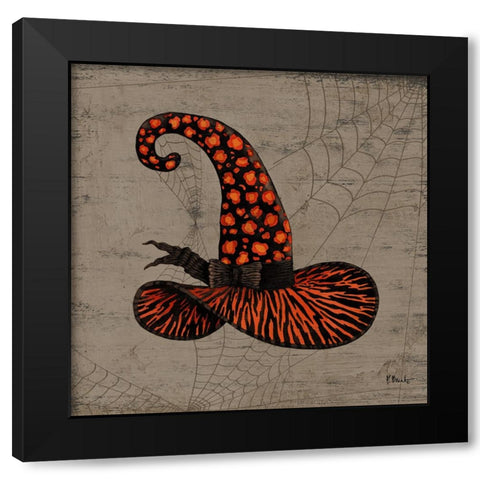 Spooky Hats III Black Modern Wood Framed Art Print by Brent, Paul