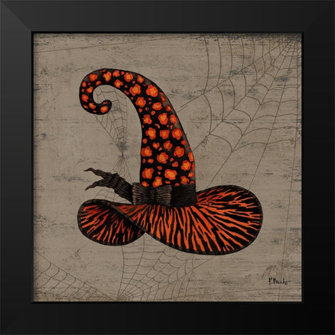 Spooky Hats III Black Modern Wood Framed Art Print by Brent, Paul