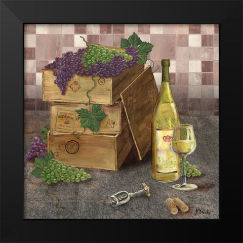 Contempo Winery I Black Modern Wood Framed Art Print by Brent, Paul