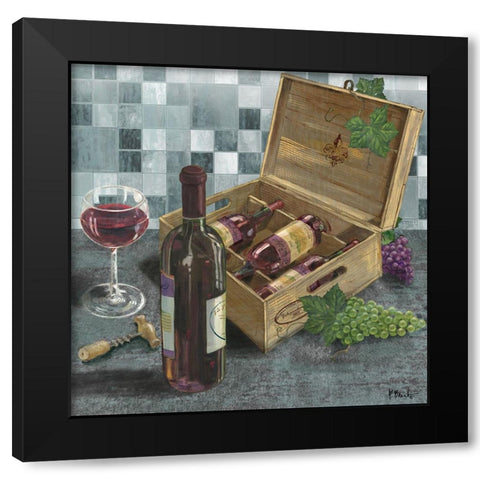 Contempo Winery II Black Modern Wood Framed Art Print by Brent, Paul