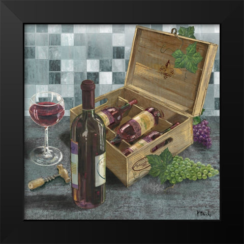 Contempo Winery II Black Modern Wood Framed Art Print by Brent, Paul