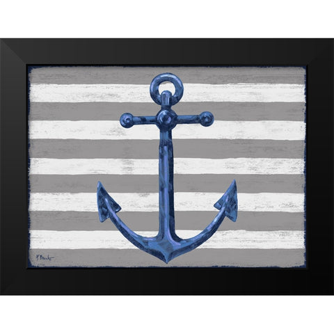 Sunny Nautical I Black Modern Wood Framed Art Print by Brent, Paul