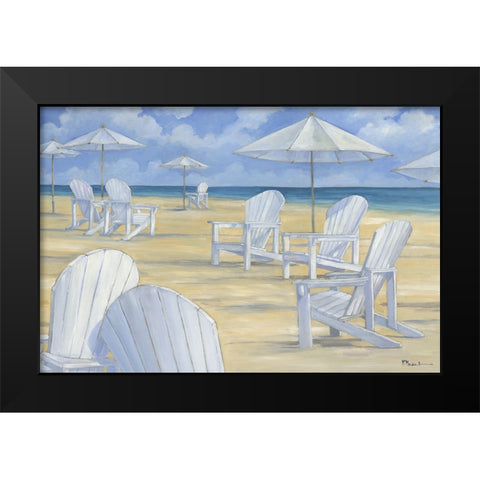 Blanco Beach II Black Modern Wood Framed Art Print by Brent, Paul