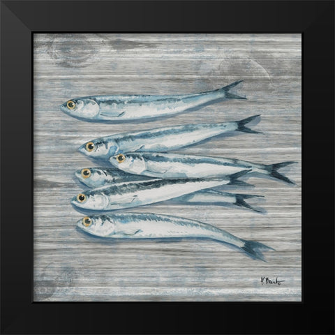 Sardinia Black Modern Wood Framed Art Print by Brent, Paul