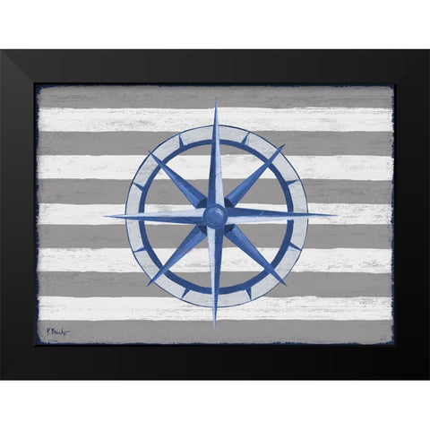 Sunny Nautical VI Black Modern Wood Framed Art Print by Brent, Paul