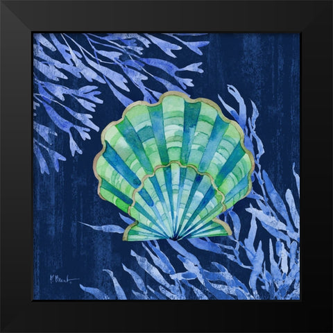 Bondi Shells I Black Modern Wood Framed Art Print by Brent, Paul