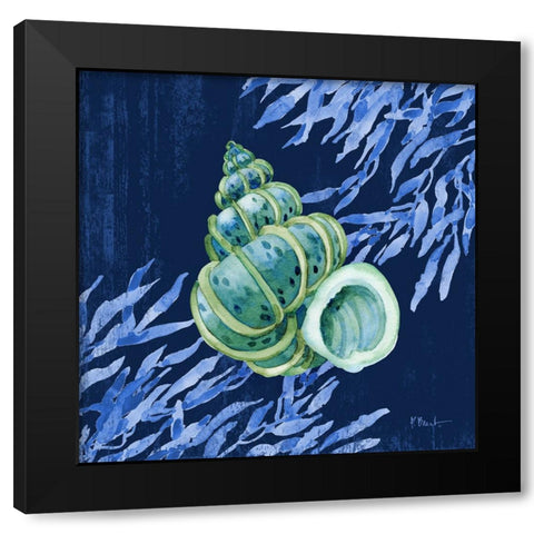 Bondi Shells III Black Modern Wood Framed Art Print by Brent, Paul