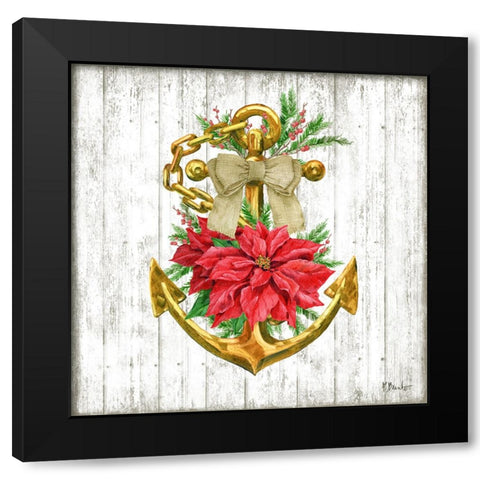 Nautical Holiday I Black Modern Wood Framed Art Print by Brent, Paul