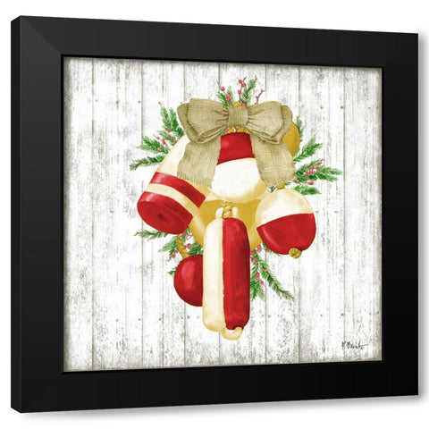 Nautical Holiday II Black Modern Wood Framed Art Print by Brent, Paul