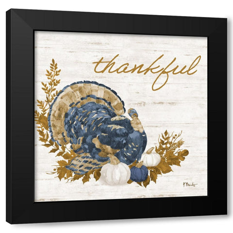 Plymouth Rock I - Navy Black Modern Wood Framed Art Print by Brent, Paul