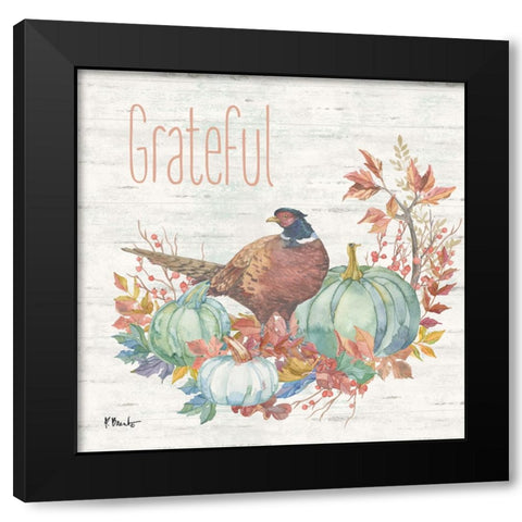 Plymouth Rock II Black Modern Wood Framed Art Print with Double Matting by Brent, Paul