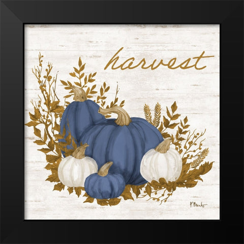 Plymouth Rock III - Navy Black Modern Wood Framed Art Print by Brent, Paul