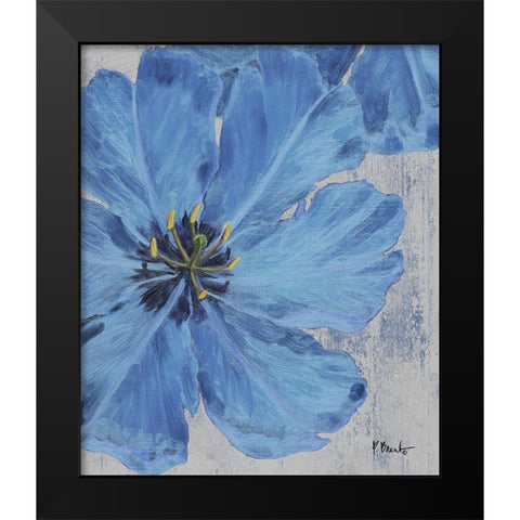 Floral Bloom VIII Black Modern Wood Framed Art Print by Brent, Paul