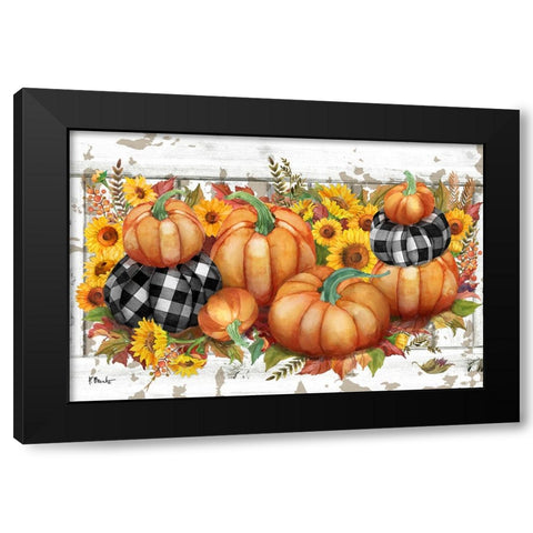Rustic Fall Horizontal Black Modern Wood Framed Art Print with Double Matting by Brent, Paul