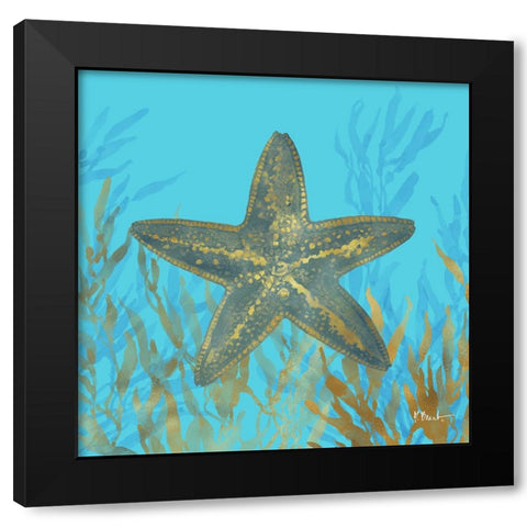 Cedar Key Sealife II Black Modern Wood Framed Art Print by Brent, Paul