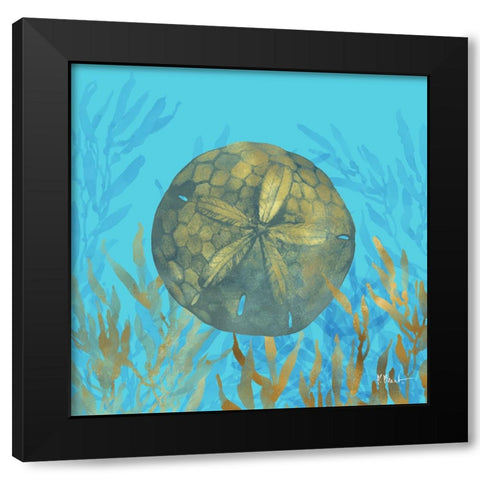 Cedar Key Sealife III Black Modern Wood Framed Art Print by Brent, Paul