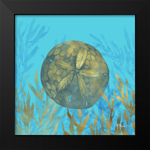 Cedar Key Sealife III Black Modern Wood Framed Art Print by Brent, Paul