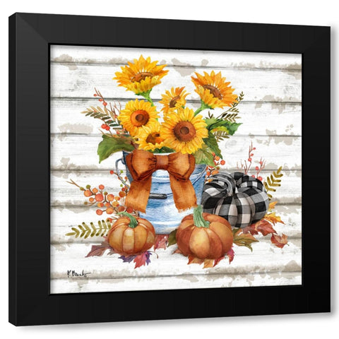 Rustic Fall VIII Black Modern Wood Framed Art Print with Double Matting by Brent, Paul