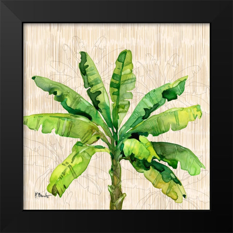 Hilo Palms II Black Modern Wood Framed Art Print by Brent, Paul