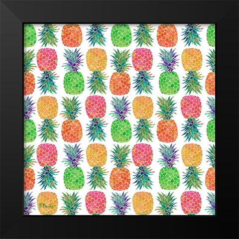 Tahiti PineappleÂ  Black Modern Wood Framed Art Print by Brent, Paul