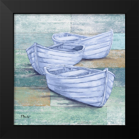 Coastal Lounge V Black Modern Wood Framed Art Print by Brent, Paul