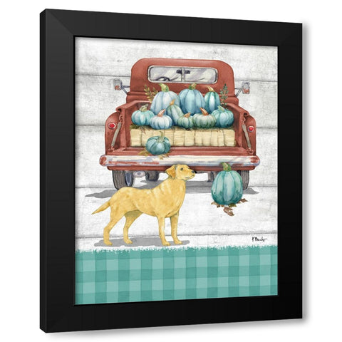 Heirloom Harvest Vertical Black Modern Wood Framed Art Print by Brent, Paul