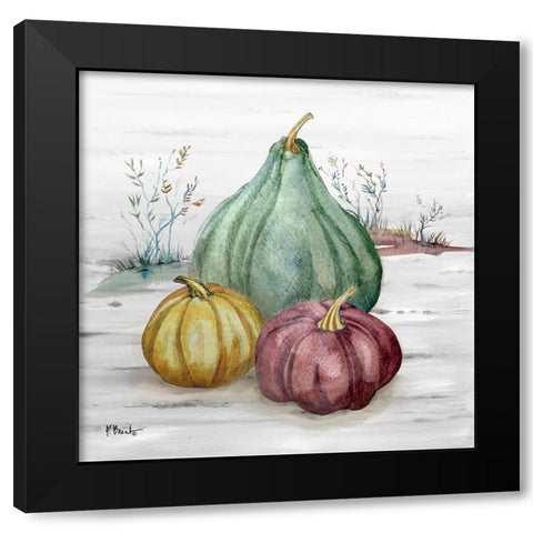 Harvest Hues I Black Modern Wood Framed Art Print with Double Matting by Brent, Paul
