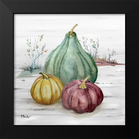 Harvest Hues I Black Modern Wood Framed Art Print by Brent, Paul