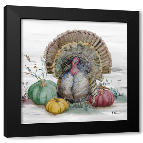 Harvest Hues II Black Modern Wood Framed Art Print with Double Matting by Brent, Paul