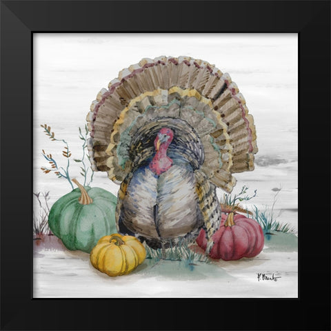 Harvest Hues II Black Modern Wood Framed Art Print by Brent, Paul