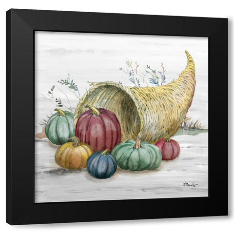 Harvest Hues IV Black Modern Wood Framed Art Print with Double Matting by Brent, Paul