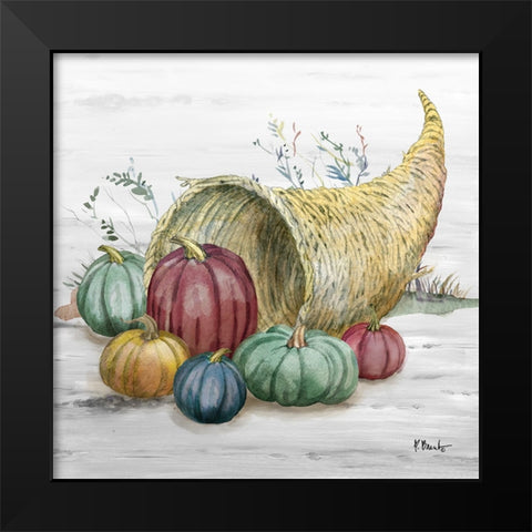 Harvest Hues IV Black Modern Wood Framed Art Print by Brent, Paul