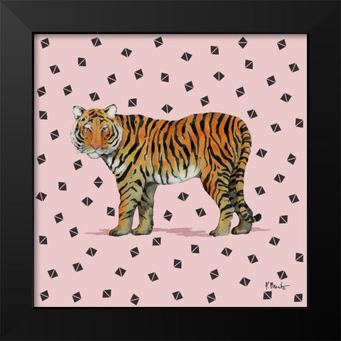 Serengeti Tiger IV Black Modern Wood Framed Art Print by Brent, Paul