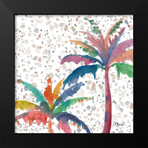 Dorado Palms II Black Modern Wood Framed Art Print by Brent, Paul