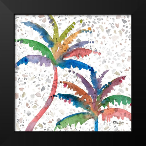 Dorado Palms IV Black Modern Wood Framed Art Print by Brent, Paul