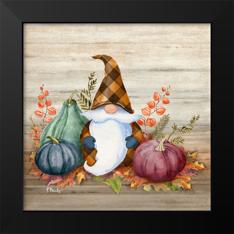 Autumn Gnome III Black Modern Wood Framed Art Print by Brent, Paul