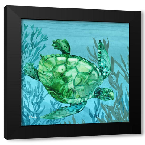 Tonga Sealife I Black Modern Wood Framed Art Print by Brent, Paul