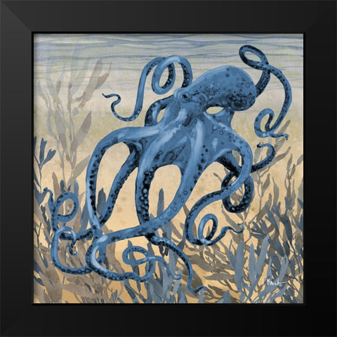 Tonga Sealife II - Sunset Black Modern Wood Framed Art Print by Brent, Paul