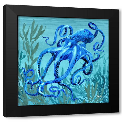 Tonga Sealife II Black Modern Wood Framed Art Print by Brent, Paul