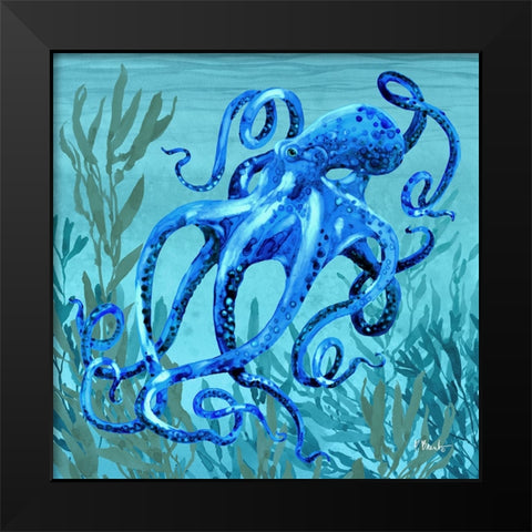 Tonga Sealife II Black Modern Wood Framed Art Print by Brent, Paul