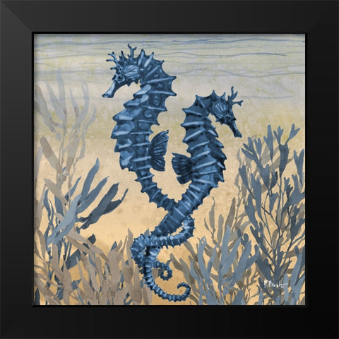 Tonga Sealife IV - Sunset Black Modern Wood Framed Art Print by Brent, Paul