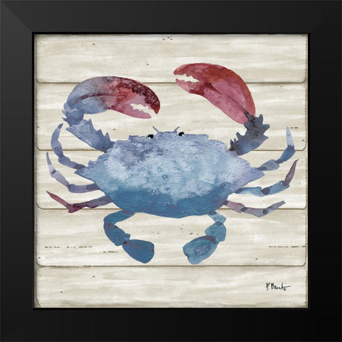 Crab Deck I Black Modern Wood Framed Art Print by Brent, Paul