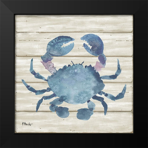 Crab Deck II Black Modern Wood Framed Art Print by Brent, Paul